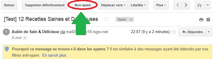 signaler non spam
